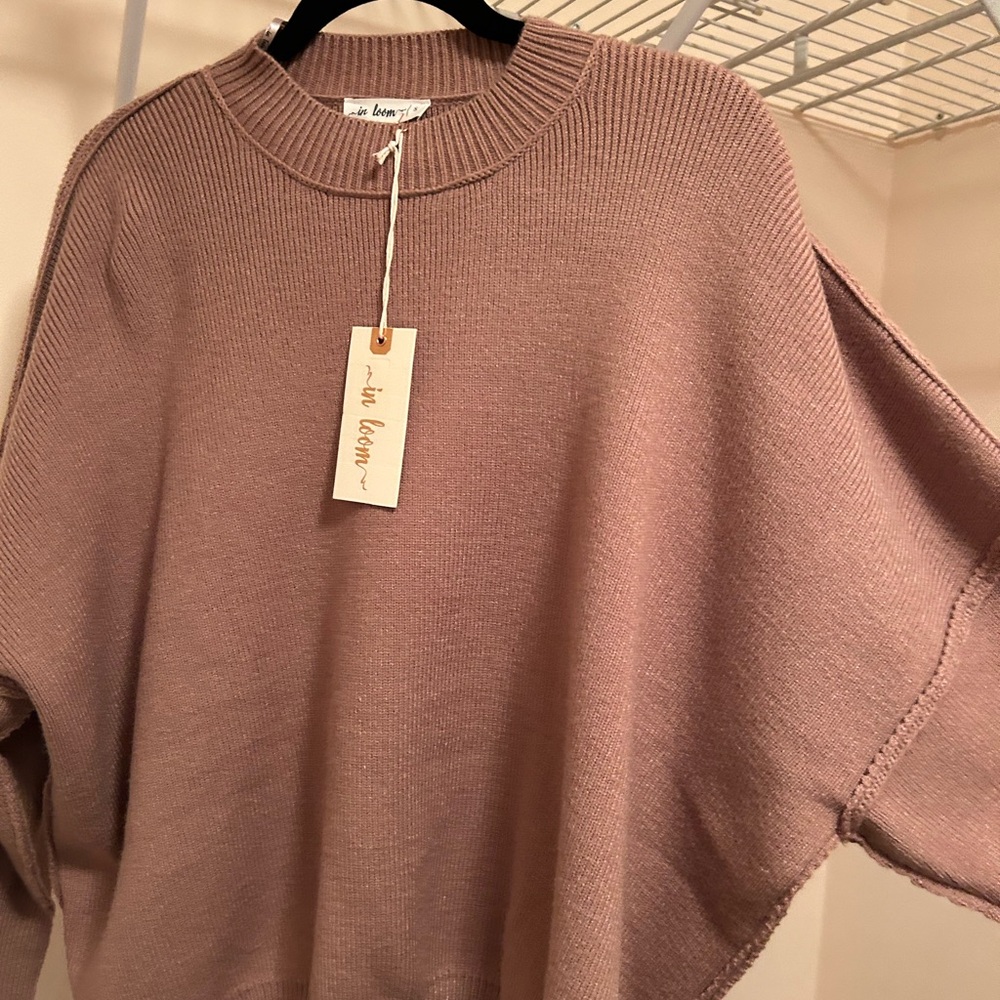 In bloom beige Free people look alike sweater